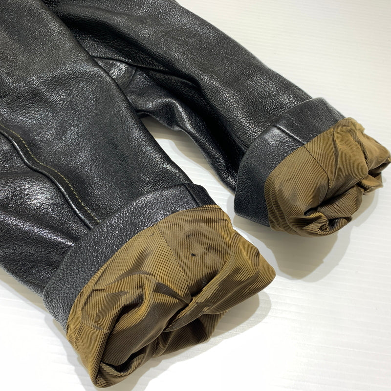 【中古品】【メンズ】 WESTRIDE CYCLE TOGS ウエストライドサイクルトグス GOAT SKIN TAILORED JACKET ゴートスキン テーラードジャケット アウター レザージャケット 145-260716-ko-12-tei サイズ：36 カラー：ブラック 万代Net店