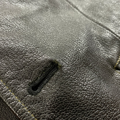 【中古品】【メンズ】 WESTRIDE CYCLE TOGS ウエストライドサイクルトグス GOAT SKIN TAILORED JACKET ゴートスキン テーラードジャケット アウター レザージャケット 145-260716-ko-12-tei サイズ：36 カラー：ブラック 万代Net店