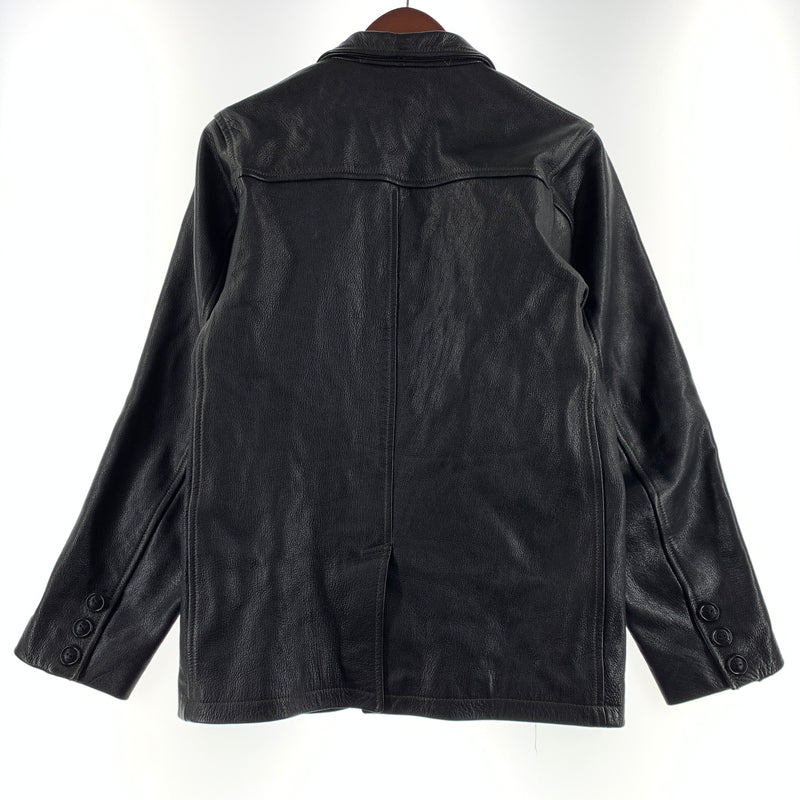 【中古品】【メンズ】 WESTRIDE CYCLE TOGS ウエストライドサイクルトグス GOAT SKIN TAILORED JACKET ゴートスキン テーラードジャケット アウター レザージャケット 145-260716-ko-12-tei サイズ：36 カラー：ブラック 万代Net店