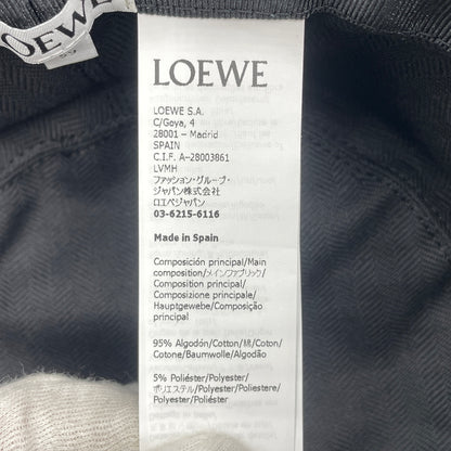 【中古品】【メンズ】 LOEWE ロエベ ANAGRAM JACQUARD BUCKET HAT K820HB1X07 アナグラムジャガード バケットハット 帽子 183-260720-ss-01-tei サイズ：59 カラー：ネイビー 万代Net店