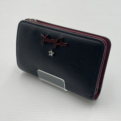 【中古品】【メンズ】 JIMMY CHOO ジミーチュウ LOGO FRONT BI-FOLD WALLET ロゴフロント バイフォールド ウォレット 二つ折り財布 181-260720-ss-02-tei カラー：ブラック 万代Net店