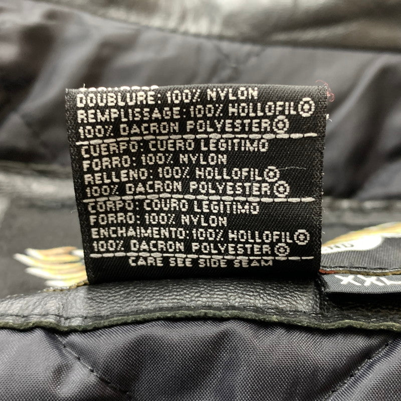 【現状渡し品】【メンズ】 HARLEY-DAVIDSON ハーレーダビッドソン LEATHER RIDERS JACKET レザー ライダース ジャケット アウター 145-260716-sa-04-tei サイズ：XL カラー：ブラック 万代Net店