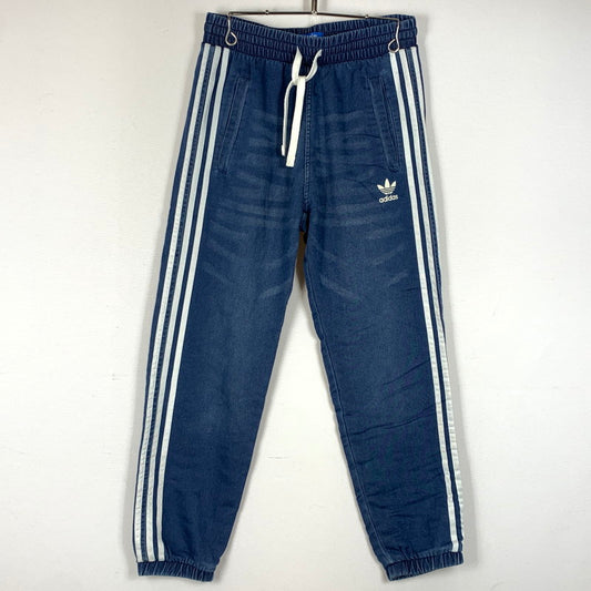 【中古品】【メンズ】 ADIDAS アディダス FRENCH TERRY DENIM AJ7732 フレンチ テリー デニム ボトムス スウェット パンツ 159-260716-sa-01-tei サイズ：M カラー：インディゴ 万代Net店