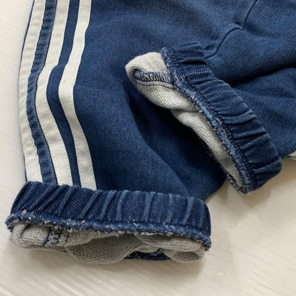 【中古品】【メンズ】 ADIDAS アディダス FRENCH TERRY DENIM AJ7732 フレンチ テリー デニム ボトムス スウェット パンツ 159-260716-sa-01-tei サイズ：M カラー：インディゴ 万代Net店
