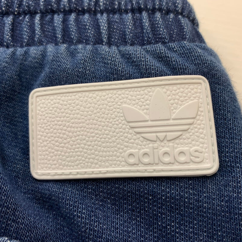 【中古品】【メンズ】 ADIDAS アディダス FRENCH TERRY DENIM AJ7732 フレンチ テリー デニム ボトムス スウェット パンツ 159-260716-sa-01-tei サイズ：M カラー：インディゴ 万代Net店