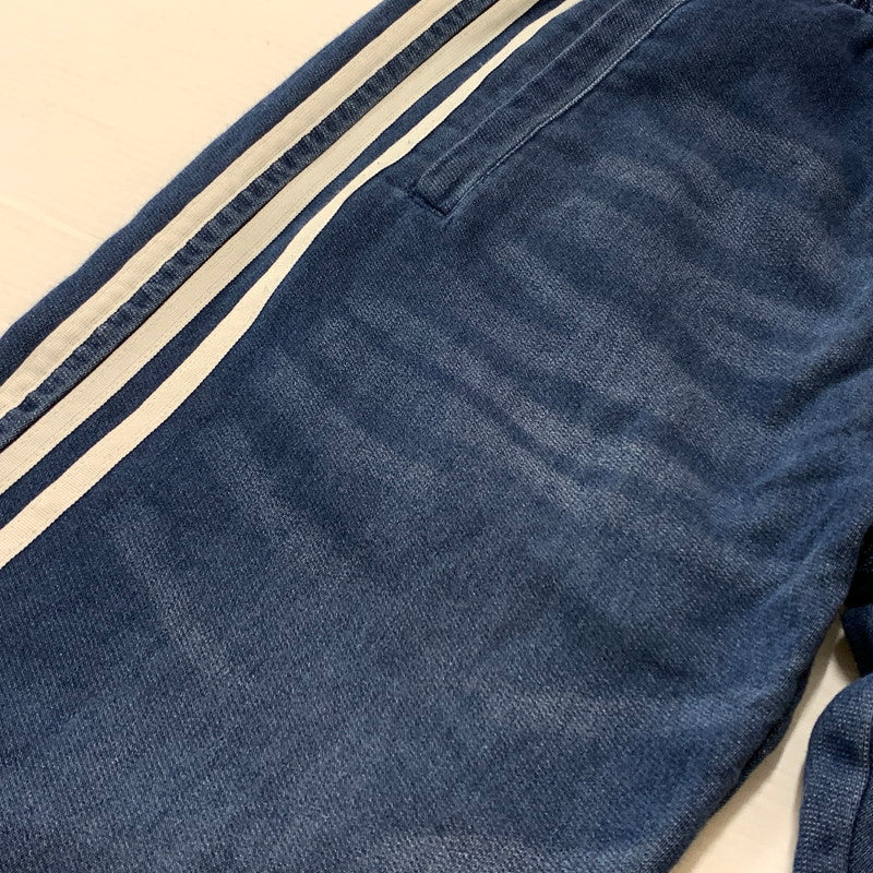 【中古品】【メンズ】 ADIDAS アディダス FRENCH TERRY DENIM AJ7732 フレンチ テリー デニム ボトムス スウェット パンツ 159-260716-sa-01-tei サイズ：M カラー：インディゴ 万代Net店