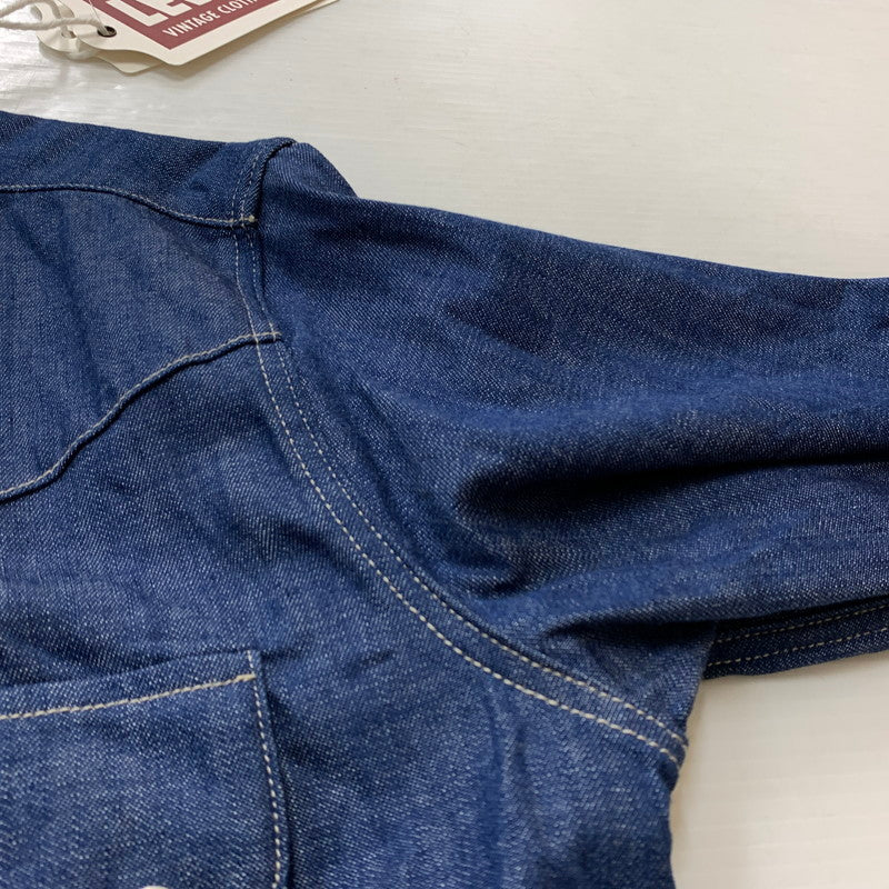 【中古品】【メンズ】 LEVI’S VINTAGE CLOTHING リーバイス ビンテージ クロージング SHORTHORN SAWTOOTH WESTERN SHIRT 001L7-0002 ウエスタン シャツ 145-260716-sa-05-tei サイズ：M カラー：インディゴ 万代Net店