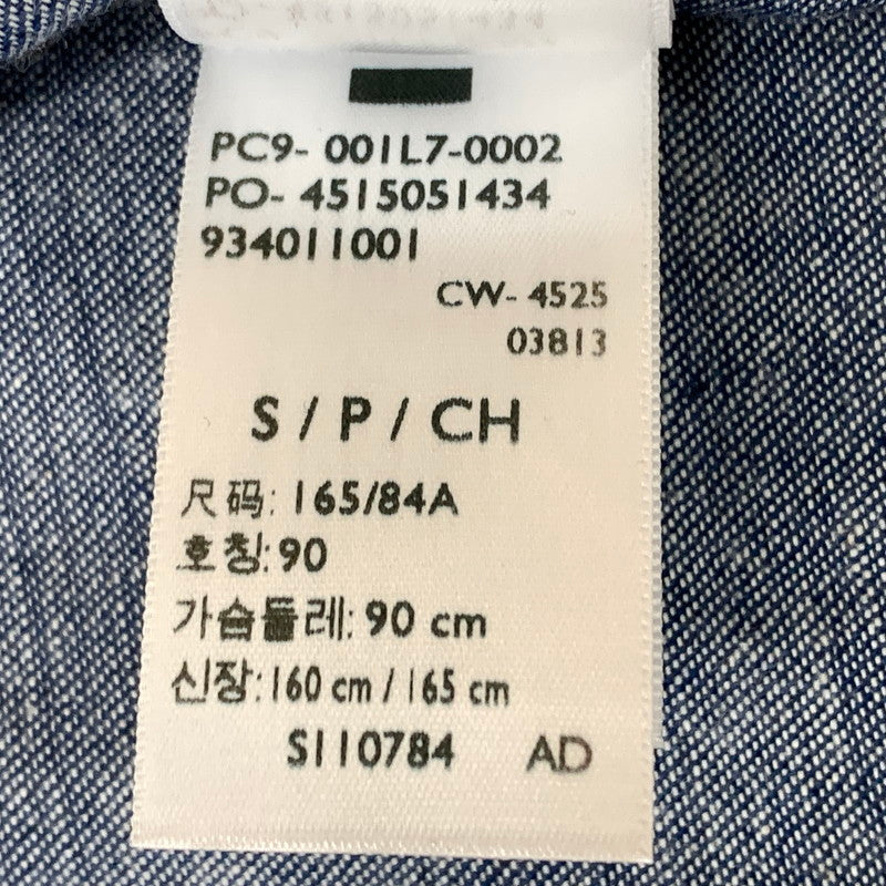 【中古品】【メンズ】 LEVI’S VINTAGE CLOTHING リーバイス ビンテージ クロージング SHORTHORN SAWTOOTH WESTERN SHIRT 001L7-0002 ウエスタン シャツ 145-260716-sa-05-tei サイズ：M カラー：インディゴ 万代Net店