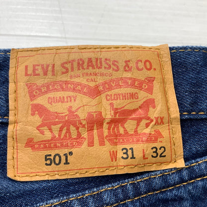 【中古品】【メンズ】 LEVIS リーバイス DENIM PANTS 501 00501-0000 トップボタン 4985 デニム パンツ ボトムス ジーンズ 156-260716-sa-02-tei サイズ：31 カラー：インディゴ 万代Net店