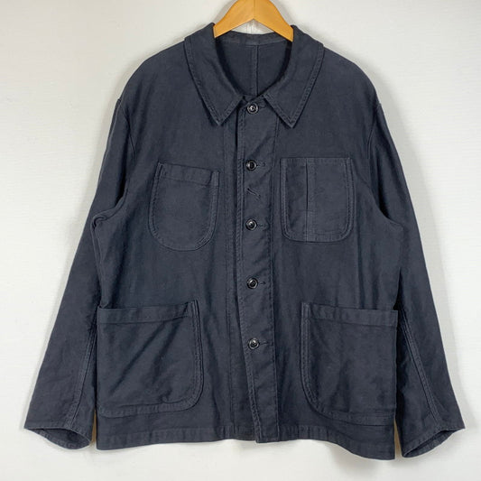 【中古品】【メンズ】 PORTER CLASSIC ポーター クラシック MOLESKIN JACKET モールスキン ジャケット 140-260716-sa-10-tei サイズ：L カラー：ブラック 万代Net店