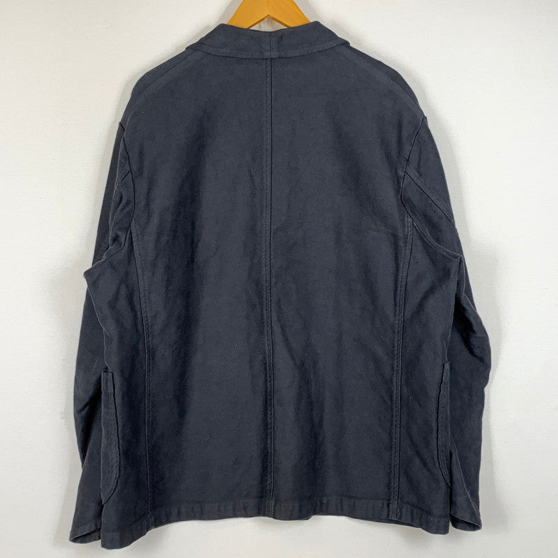 【中古品】【メンズ】 PORTER CLASSIC ポーター クラシック MOLESKIN JACKET モールスキン ジャケット 140-260716-sa-10-tei サイズ：L カラー：ブラック 万代Net店