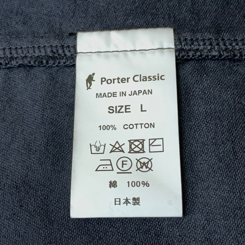 【中古品】【メンズ】 PORTER CLASSIC ポーター クラシック MOLESKIN JACKET モールスキン ジャケット 140-260716-sa-10-tei サイズ：L カラー：ブラック 万代Net店