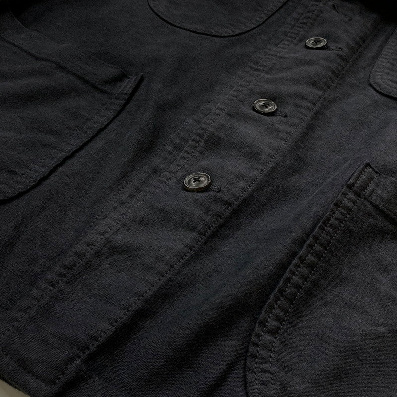 【中古品】【メンズ】 PORTER CLASSIC ポーター クラシック MOLESKIN JACKET モールスキン ジャケット 140-260716-sa-10-tei サイズ：L カラー：ブラック 万代Net店