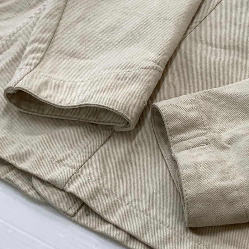 【中古品】【メンズ】 ARCH アーチ SAPPORO BRITISH WORK JACKET サッポロ ブリティッシュ ワーク ジャケット アウター 140-260716-sa-09-tei サイズ：L カラー：アイボリー 万代Net店