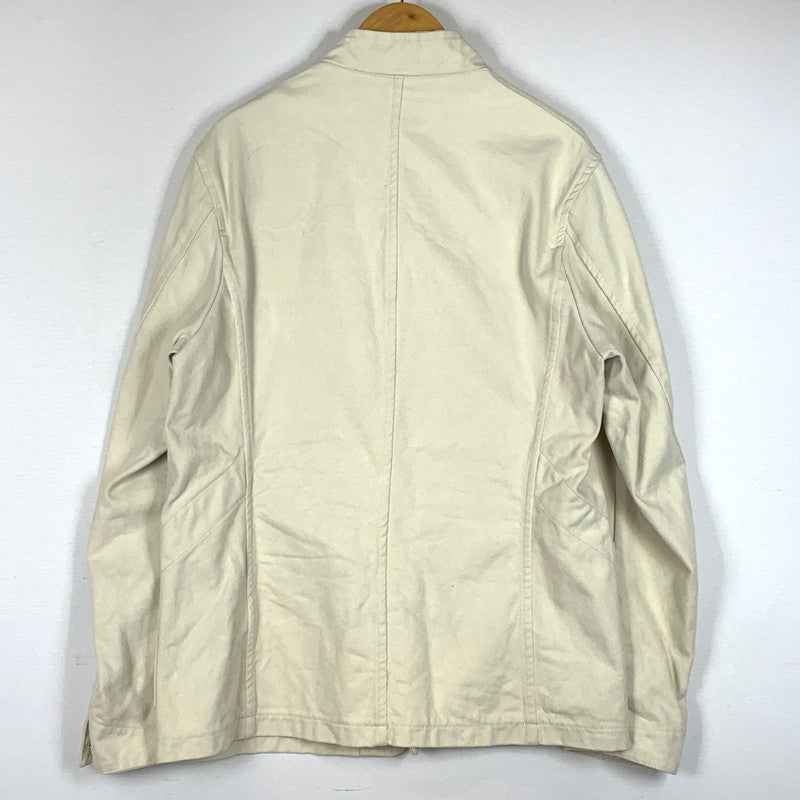 【中古品】【メンズ】 ARCH アーチ SAPPORO BRITISH WORK JACKET サッポロ ブリティッシュ ワーク ジャケット アウター 140-260716-sa-09-tei サイズ：L カラー：アイボリー 万代Net店