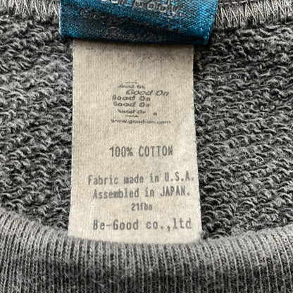 【中古品】【メンズ】 GOOD ON グッド オン CREW NECK SWEAT クルーネック ニット スウェット 長袖 トップス トレーナー 140-260716-sa-13-tei サイズ：M カラー：ブラック 万代Net店