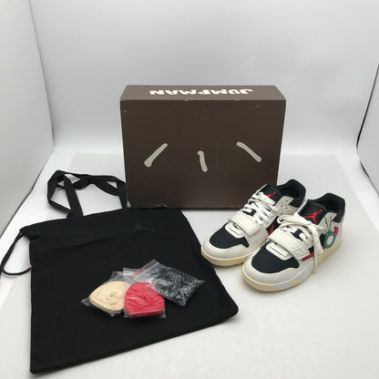 【中古美品】【メンズ】 NIKE FZ8117-101 ×TRAVIS SCOTT ナイキ × トラビススコット JORDAN JUMPMAN JACK TR ジョーダン ジャンプマン ジャック TR "UNIVERSITY RED" ホワイト 27cm 160-260820-ky-04-fuzh 万代Net店