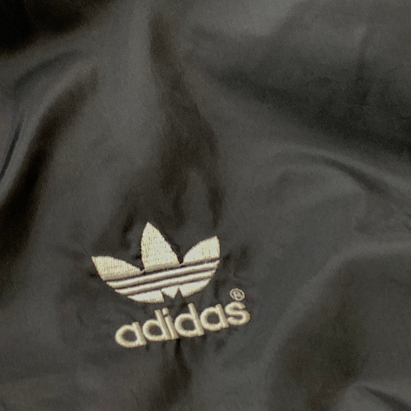 【中古品】【メンズ】 ADIDAS アディダス 80’s ~ 90’s NYLON ZIP JACKET 80～90年代 ナイロン ジップ ジャケット アウター 黒タグ 148-260716-sa-07-tei サイズ：L カラー：ブラック 万代Net店