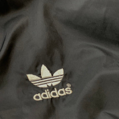 【中古品】【メンズ】 ADIDAS アディダス 80’s ~ 90’s NYLON ZIP JACKET 80～90年代 ナイロン ジップ ジャケット アウター 黒タグ 148-260716-sa-07-tei サイズ：L カラー：ブラック 万代Net店