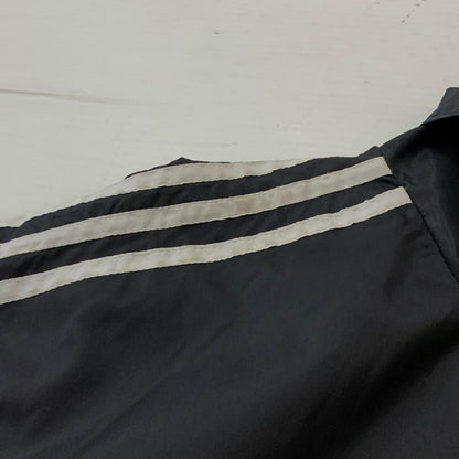 【中古品】【メンズ】 ADIDAS アディダス 80’s ~ 90’s NYLON ZIP JACKET 80～90年代 ナイロン ジップ ジャケット アウター 黒タグ 148-260716-sa-07-tei サイズ：L カラー：ブラック 万代Net店