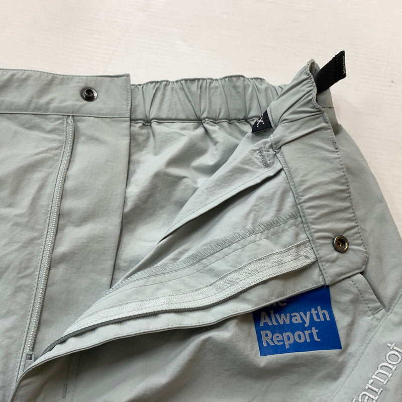 【中古品】【メンズ】 WAKE ウェイブ × MARMOT マーモット 別注コラボ PERTEX JUNCTION PANTS MTSS26MPT040WK バーテックス ジャンクション パンツ ボトムス 151-260716-sa-03-tei サイズ：L カラー：グレー 万代Net店