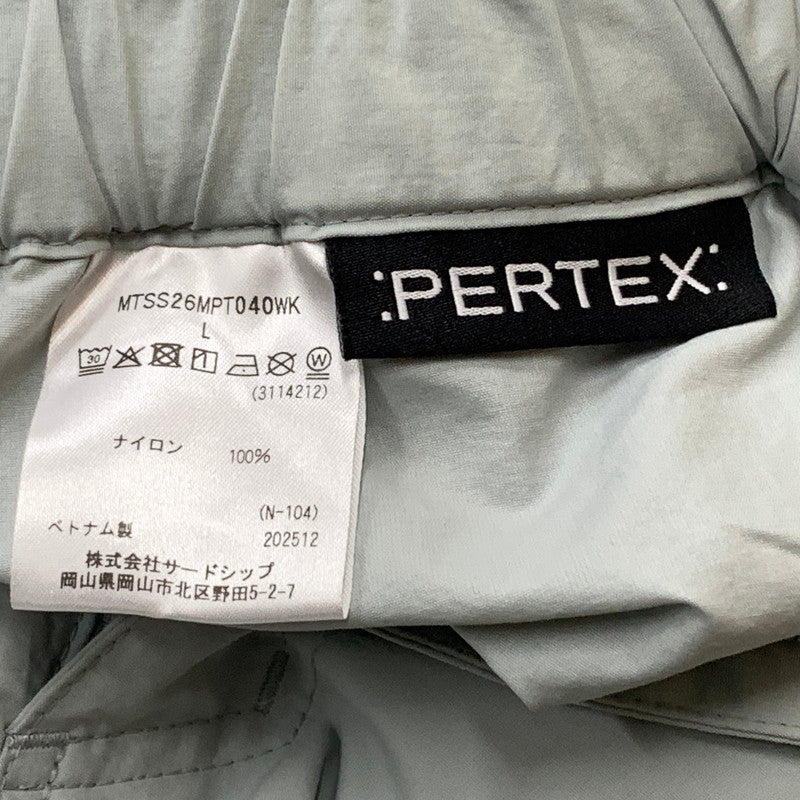 【中古品】【メンズ】 WAKE ウェイブ × MARMOT マーモット 別注コラボ PERTEX JUNCTION PANTS MTSS26MPT040WK バーテックス ジャンクション パンツ ボトムス 151-260716-sa-03-tei サイズ：L カラー：グレー 万代Net店