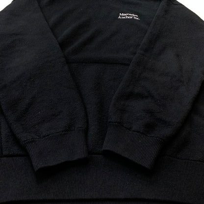 【中古品】【メンズ】 MERCEDES ANCHOR INC. メルセデスアンカーインク KNIT ニットパーカー 140-260716-sa-11-tei サイズ：L カラー：ブラック 万代Net店