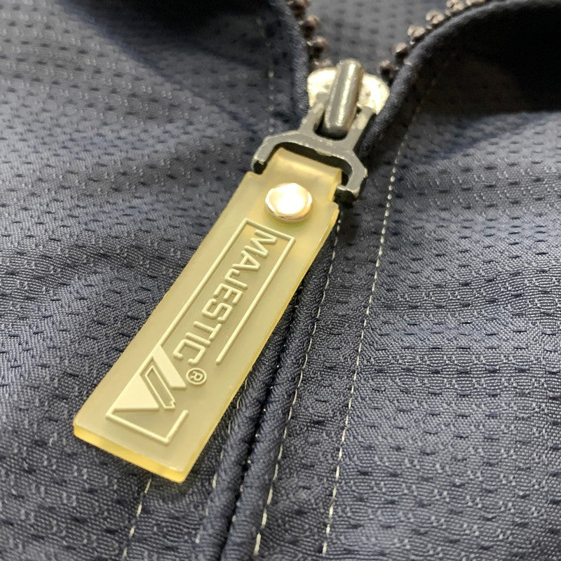 【中古品】【メンズ】 MAJESTIC マジェスティック YANKEES ZIP JACKET ヤンキース ジップ ジャケット アウター 145-260716-sa-08-tei サイズ：L カラー：ネイビー 万代Net店