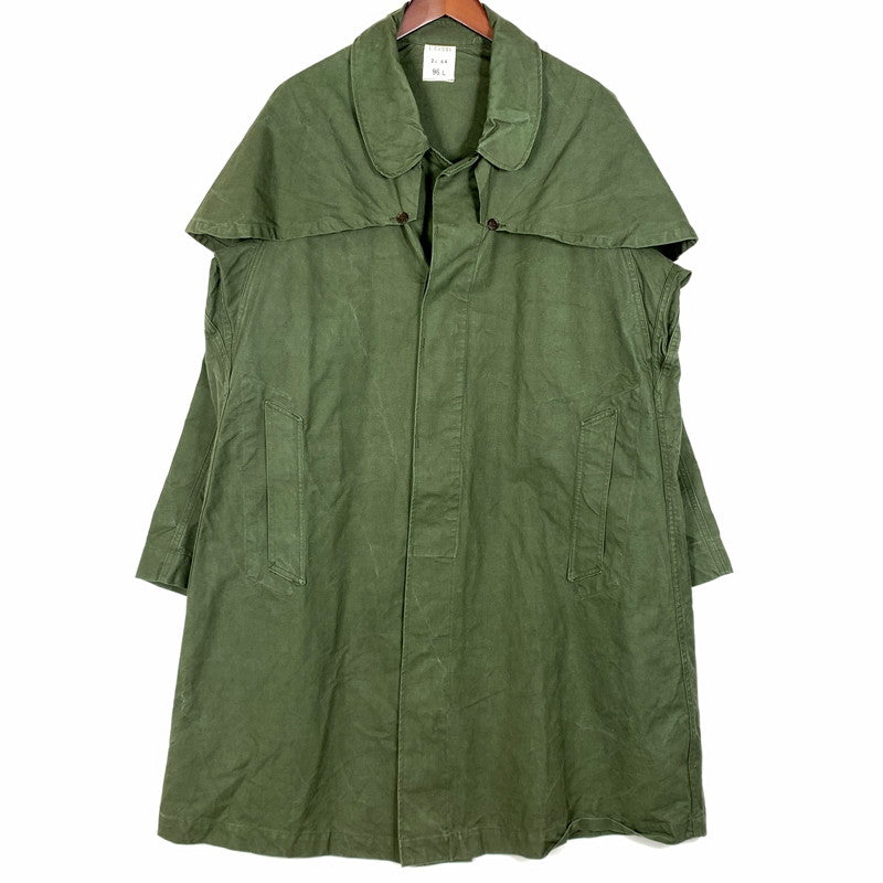 【現状渡し品】【メンズ】 L.CASSI エル カッシ 60's VINTAGE FROCK COAT FRENCH MILITARY 60年代 ヴィンテージ フロック コート フランス ミリタリー アウター 145-260716-sa-06-tei サイズ：96 カラー：グリーン 万代Net店