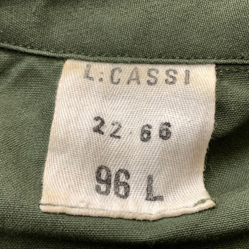 【現状渡し品】【メンズ】 L.CASSI エル カッシ 60's VINTAGE FROCK COAT FRENCH MILITARY 60年代 ヴィンテージ フロック コート フランス ミリタリー アウター 145-260716-sa-06-tei サイズ：96 カラー：グリーン 万代Net店