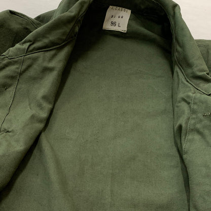 【現状渡し品】【メンズ】 L.CASSI エル カッシ 60's VINTAGE FROCK COAT FRENCH MILITARY 60年代 ヴィンテージ フロック コート フランス ミリタリー アウター 145-260716-sa-06-tei サイズ：96 カラー：グリーン 万代Net店