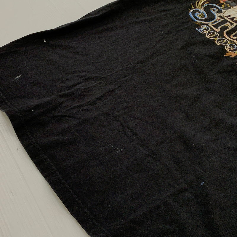 【現状渡し品】【メンズ】 HARLEY DAVIDSON ハーレー ダビッドソン EAGLE TEE イーグル Tシャツ 半袖 トップス 145-260716-sa-14-tei サイズ：2XL カラー：ブラック 万代Net店