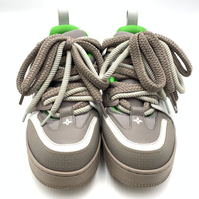 【中古品】【メンズ】 LOUIS VUITTON ルイ・ヴィントン VL0253 23AW LVスケートライン スニーカー 靴 モノグラムフラワー 179-260721-ko-02-tei サイズ：6 カラー：グリーングレー 万代Net店