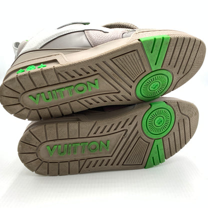 【中古品】【メンズ】 LOUIS VUITTON ルイ・ヴィントン VL0253 23AW LVスケートライン スニーカー 靴 モノグラムフラワー 179-260721-ko-02-tei サイズ：6 カラー：グリーングレー 万代Net店