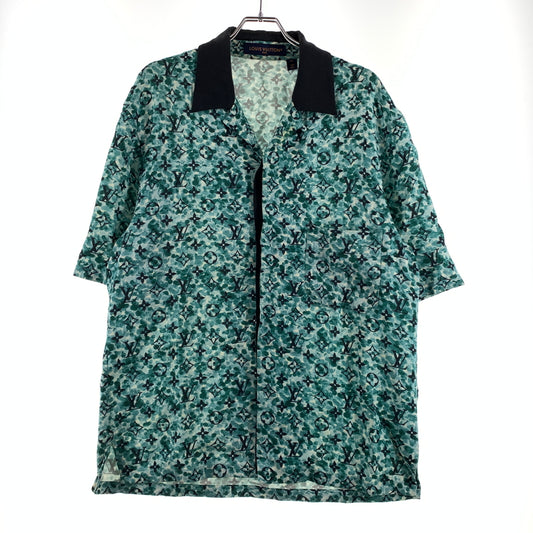 【現状渡し品】【メンズ】 LOUIS VUITTON ルイ・ヴィントン MONOGRAM RATION SHIRT RM232M ZR1 HPS25W モノグラム レーション シャツ 半袖 トップス 179-260721-ko-06-tei サイズ：XS カラー：総柄 万代Net店