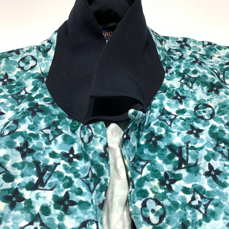 【現状渡し品】【メンズ】 LOUIS VUITTON ルイ・ヴィントン MONOGRAM RATION SHIRT RM232M ZR1 HPS25W モノグラム レーション シャツ 半袖 トップス 179-260721-ko-06-tei サイズ：XS カラー：総柄 万代Net店