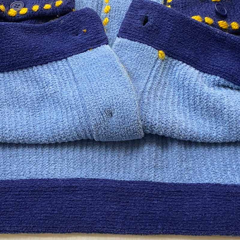 【中古品】【メンズ】 PHINGERIN フィンガリン PG1 KNIT PD-242-KN-011 ピージーワン ニット トップス カーディガン 140-260718-sa-03-tei サイズ：M カラー：ブルー 万代Net店