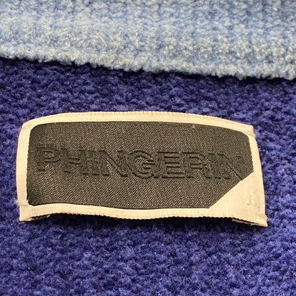 【中古品】【メンズ】 PHINGERIN フィンガリン PG1 KNIT PD-242-KN-011 ピージーワン ニット トップス カーディガン 140-260718-sa-03-tei サイズ：M カラー：ブルー 万代Net店