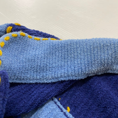 【中古品】【メンズ】 PHINGERIN フィンガリン PG1 KNIT PD-242-KN-011 ピージーワン ニット トップス カーディガン 140-260718-sa-03-tei サイズ：M カラー：ブルー 万代Net店