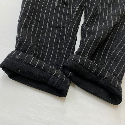 【中古品】【メンズ】 STUSSY ステューシー × NIKE ナイキ 別注コラボ 22AW STRIPE WOOL PANT DR4021-010 2022年 秋冬 ストライプ ウール パンツ ボトムス 153-260718-sa-15-tei サイズ：L カラー：グレー 万代Net店