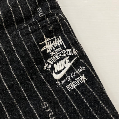 【中古品】【メンズ】 STUSSY ステューシー × NIKE ナイキ 別注コラボ 22AW STRIPE WOOL PANT DR4021-010 2022年 秋冬 ストライプ ウール パンツ ボトムス 153-260718-sa-15-tei サイズ：L カラー：グレー 万代Net店