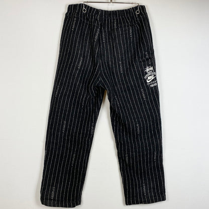 【中古品】【メンズ】 STUSSY ステューシー × NIKE ナイキ 別注コラボ 22AW STRIPE WOOL PANT DR4021-010 2022年 秋冬 ストライプ ウール パンツ ボトムス 153-260718-sa-15-tei サイズ：L カラー：グレー 万代Net店