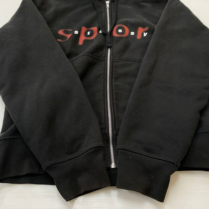 【現状渡し品】【メンズ】 STUSSY ステューシー 23AW DOT SPORT ZIP HOODIE 1974998 23秋冬 ドット スポーツ ジップ フーディー アウター フルジップ パーカー 142-260718-sa-08-tei サイズ：M カラー：ブラック 万代Net店