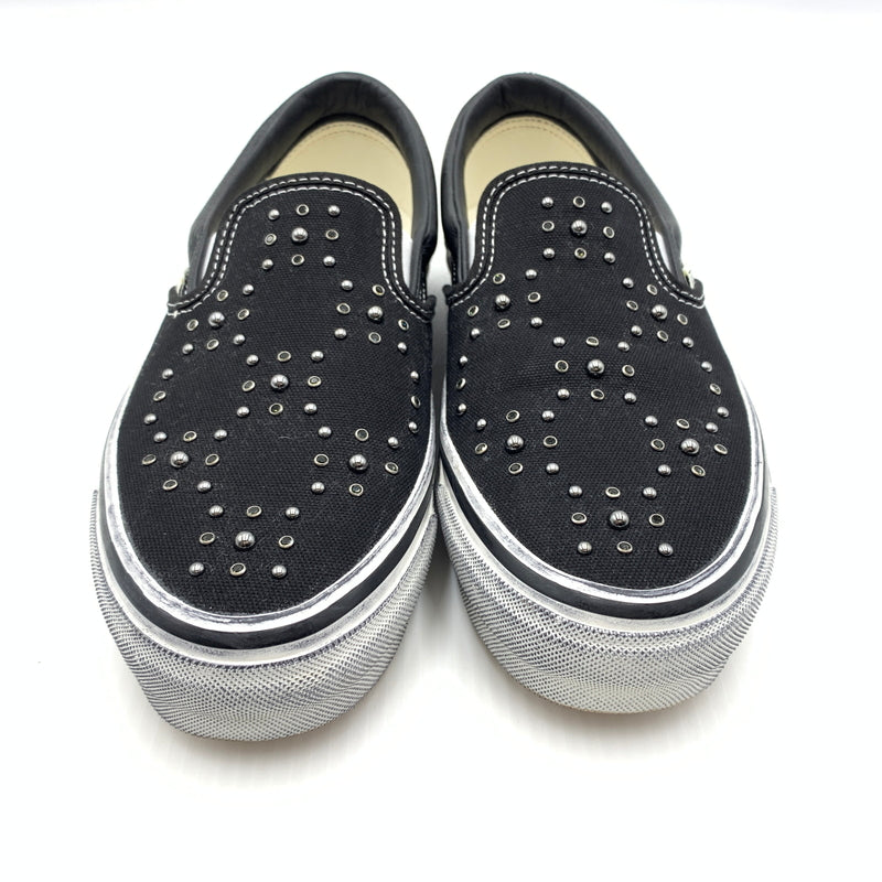【中古品】【メンズ】 VANS バンズ PREMIUM PEARLIZED PACK 721278 プレミアム パール パック スニーカー 靴 スリッポン スタッズ 162-260721-ko-01-tei サイズ：26.5cm カラー：ブラック 万代Net店