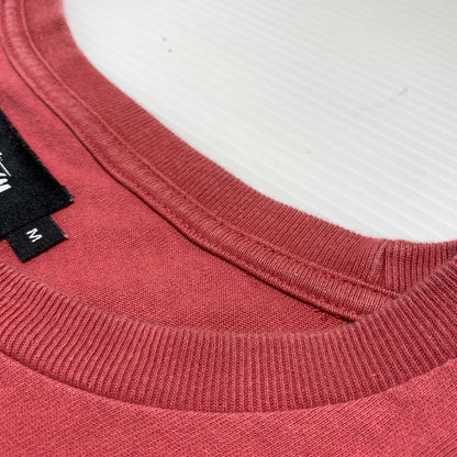 【中古品】【メンズ】 STUSSY ステューシー LOGO POCKET TEE ロゴ ポケット Ｔシャツ 半袖 トップス 142-260720-ko-04-tei サイズ：M カラー：ピンク 万代Net店