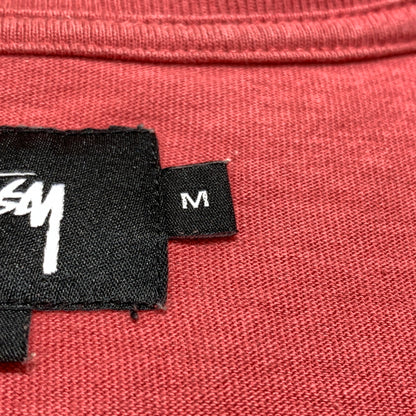 【中古品】【メンズ】 STUSSY ステューシー LOGO POCKET TEE ロゴ ポケット Ｔシャツ 半袖 トップス 142-260720-ko-04-tei サイズ：M カラー：ピンク 万代Net店