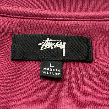【中古品】【メンズ】 STUSSY ステューシー21SS STOCK FLEECE VEST 118414 2021年春夏 ストック フリース ベスト トップス 142-260718-sa-02-tei サイズ：L カラー：ピンク 万代Net店