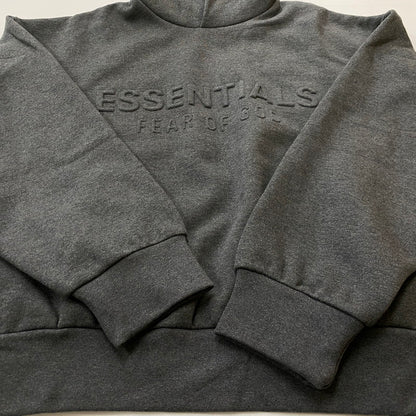 【中古品】【メンズ】 FEAR OF GOD ESSENTIALS フィア オブ ゴッド エッセンシャルズ EMBOS CLASSIC HOODIE エンボス クラシック フーディー 長袖 トップス プルーオーバーパーカー 142-260718-sa-11-tei サイズ：M カラー：グレー 万代Net店