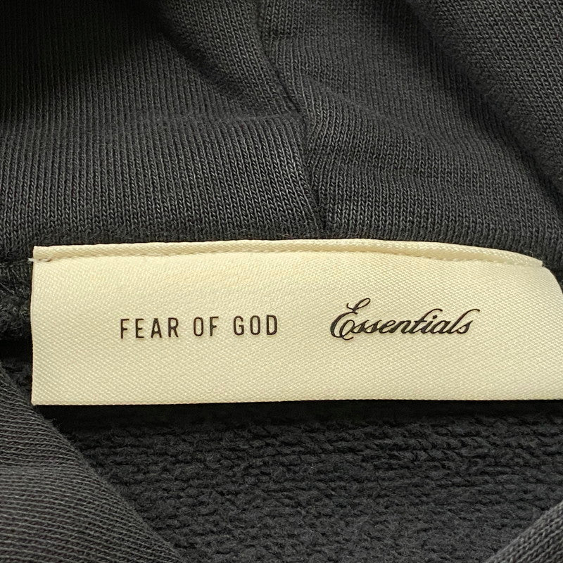 【中古品】【メンズ】 FEAR OF GOD ESSENTIALS フィア オブ ゴッド エッセンシャルズ 90’s FITRAINING LOGO HOODIE フィットトレーニング ロゴ フーディー 長袖 トップス プルーオーバーパーカー 142-260718-sa-10-tei サイズ：M カラー：ブラック 万代Net店