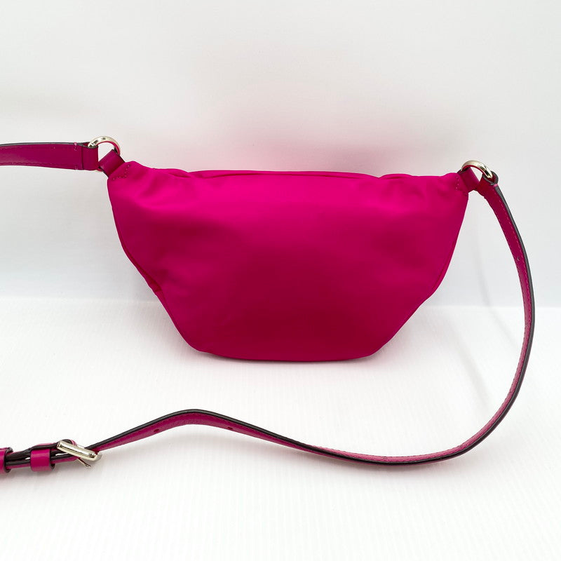 【中古品】【メンズ/レディース】 KATE SPADE ケイト スペード WASTE POACH ウェスト ポーチ カバン 188-260718-sa-16-tei カラー：ピンク 万代Net店
